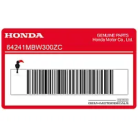 HONDA Adesivo carenatura superiore CBR, lato sinistro 64241-MBW-300ZC