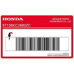 Autocollant de capot de cadre, côté droit