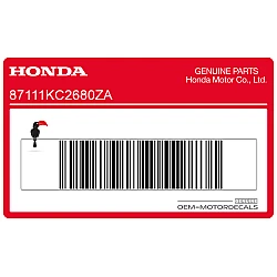 Adesivo serbatoio, lato destro