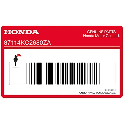 Adesivo serbatoio, lato destro