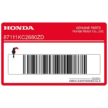 Autocollant de réservoir, côté droit