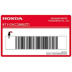 Tank decal , left side