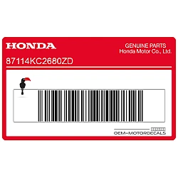 Tank decal, right side