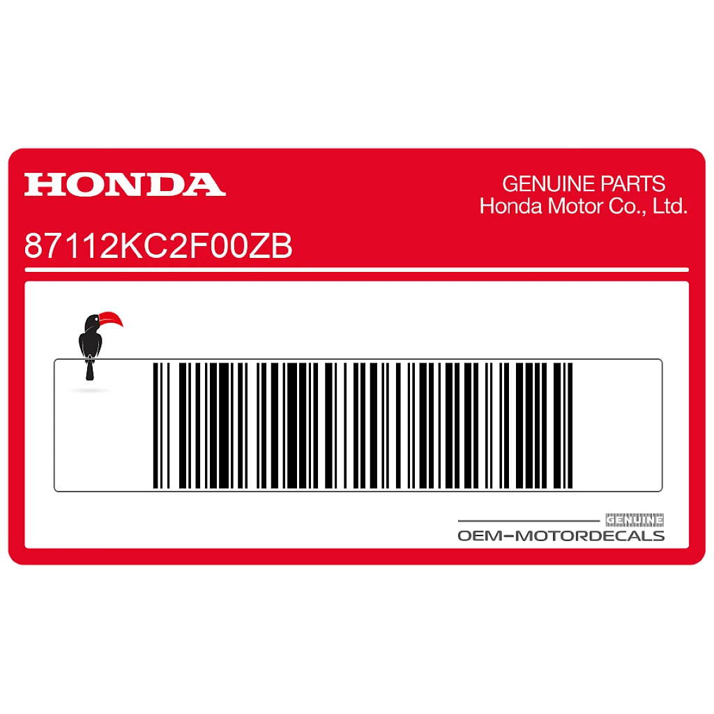 Honda CM125C CUSTOM Adesivo Serbatoio Lato Sinistro OEM 87112KC2F00ZB