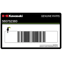 KAWASAKI Seitenverkleidungsaufkleber, linke Seite 56075-2360