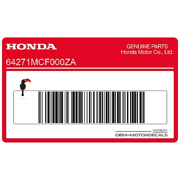 Seitenverkleidung Aufkleber Satz, Rechte Seite