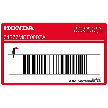 Seitenverkleidung Aufkleber, Rechte Seite