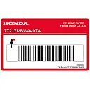Autocollant logo HONDA pour carénage arrière