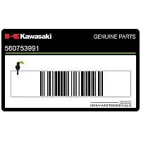 KAWASAKI Naklejka na prawą owiewkę 56075-3991
