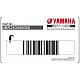 Yamaha XJ600S Diversion Set emblemi carenatura laterale YAMAHA OEM 4BR283086000
