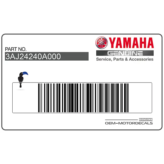 Jeu d'autocollants Yamaha XT600Z Tenere pour réservoir et carénage OEM 3AJ24240A000