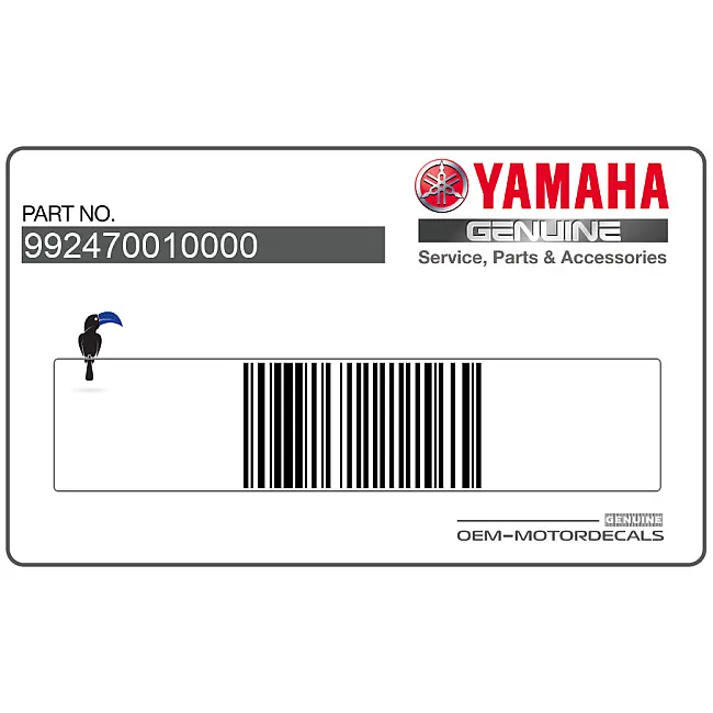 Yamaha YZF-R1 Onderkuip Yamaha Sticker OEM 99247-00100-00