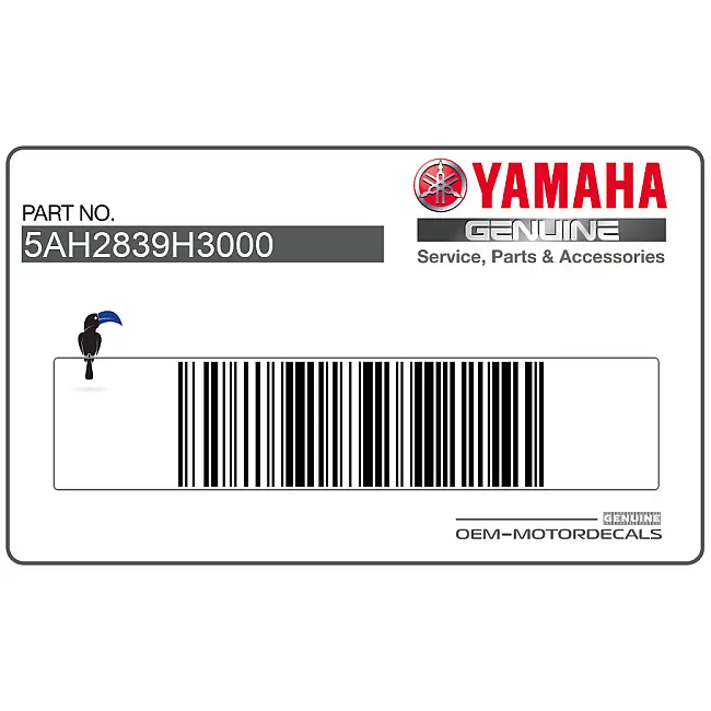 Yamaha YZF600R Thundercat Side Fairing Emblem OEM 5AH2839H3000