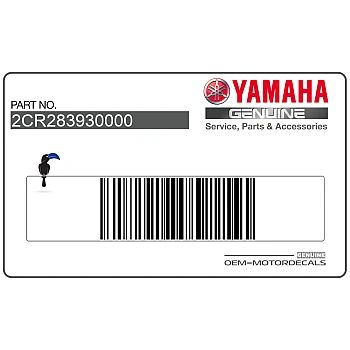 Adesivo pannello laterale, lato sinistro