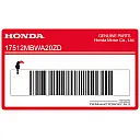 Emblème HONDA de réservoir, côté gauche