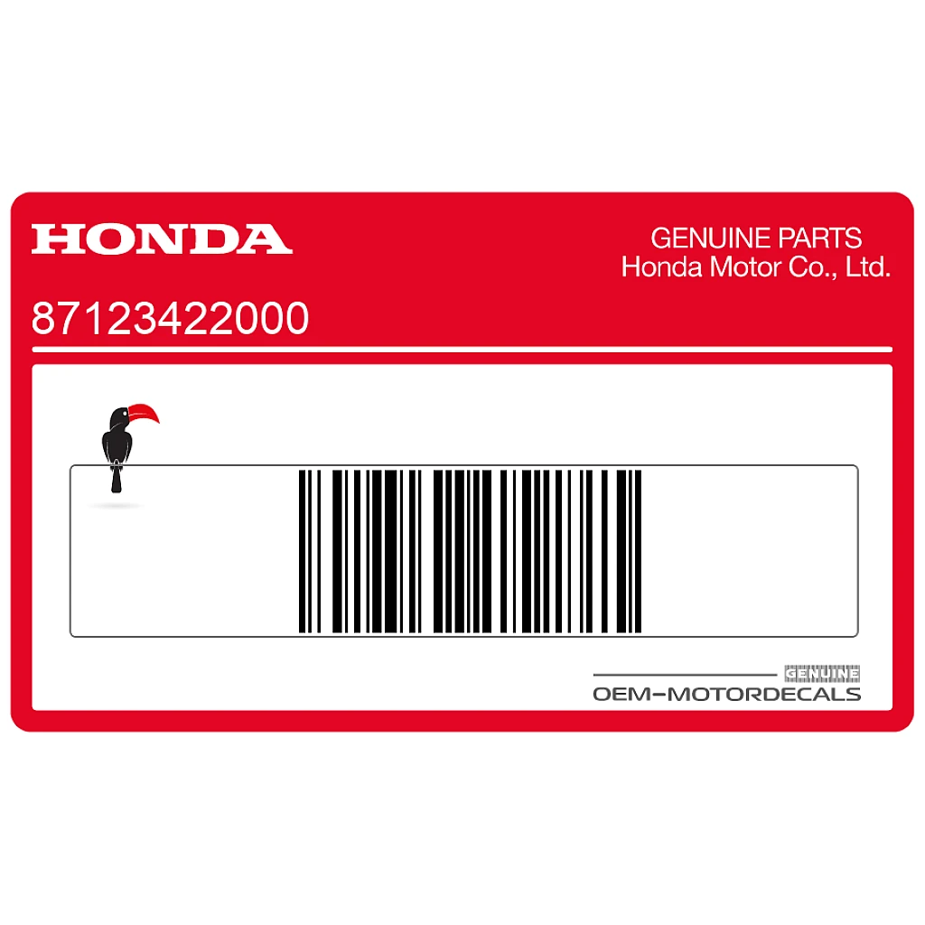 Honda Tank Emblem OEM 87123422000
