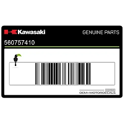 Front fender decal, left side