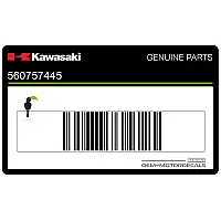 KAWASAKI Autocollant de coque arrière, côté droit inférieur 56075-7445