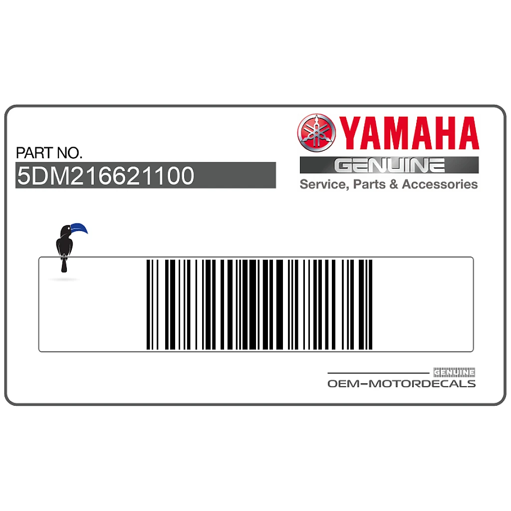 Yamaha FZS600 FAZER Adesivo Copri Parafango Destro OEM 5DM216621100 Autentico