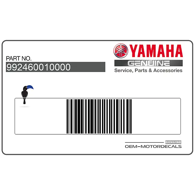 Yamaha YZF-R1 Front Fairing YAMAHA Decal OEM 992460010000