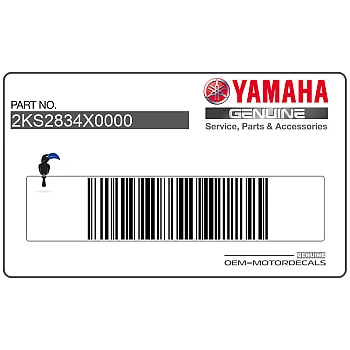 Yamaha stickerset bovenste voorkuip