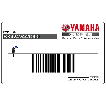 Adesivo copriserbatoio YAMAHA, lato sinistro