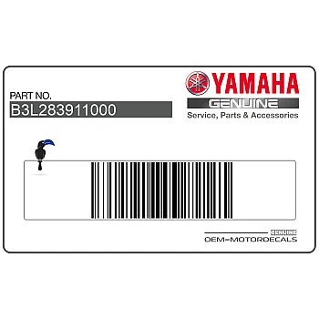 Sticker zijkuip links R1