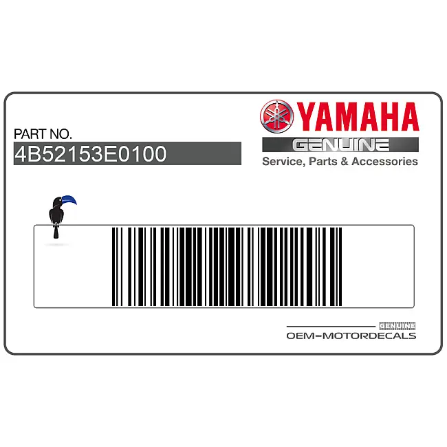 Yamaha MT-09 Tail Cowl YAMAHA Emblem OEM 4B52153E0100