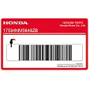 Autocollant CBR de réservoir, côté gauche