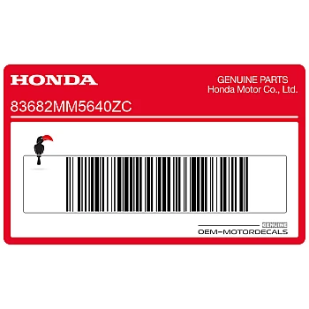 Framecover sticker, linkerkant