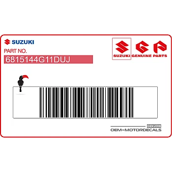 Pegatina para guardabarros delantero
