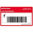 Autocollant de panneau intérieur, côté gauche
