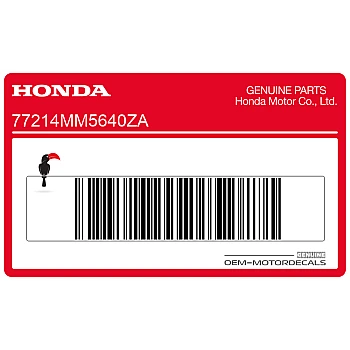 Pegatina colin, lado izquierdo