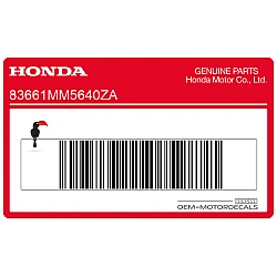 Naklejka na osłonę boczną, lewa strona