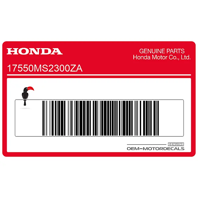 Honda CBR1000F Fuel tank stripe OEM 17550MS2300ZA