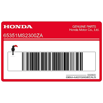 Framecover sticker, linkerkant