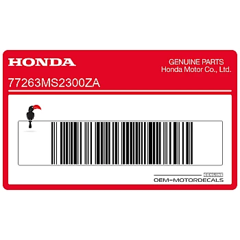 Kontpaneel sticker
