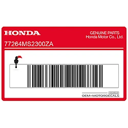Kontpaneel sticker