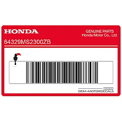 Naklejka na osłonę boczną, prawa strona