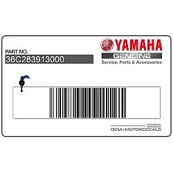 Side cowling decal, left side