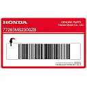 Kontpaneel sticker