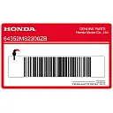 Framecover sticker, linkerkant