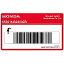 Framecover sticker, rechterkant