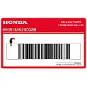 Framecover sticker, linkerkant