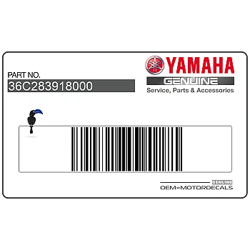 Zijpaneel sticker, linkerkant