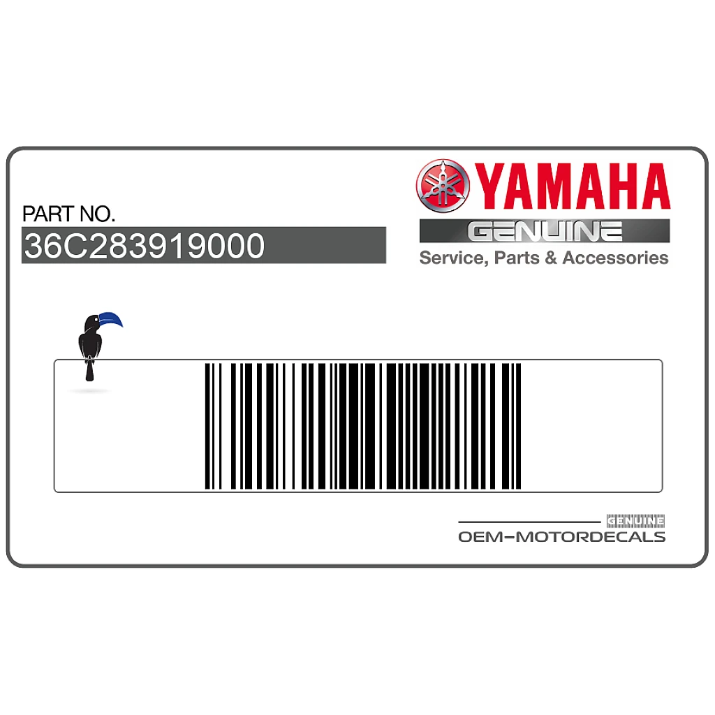 Yamaha XJ6S Diversion Adesivo Cupolino Superiore DIVERSION Sinistro OEM 36C283919000
