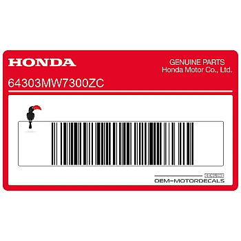 Framecover sticker, rechterkant