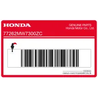 HONDA Adesivo posteriore coda carena, lato sinistro 77262-MW7-300ZC