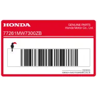 HONDA Naklejka na tylną owiewkę / zadupek, prawa strona 77261-MW7-300ZB