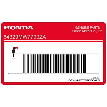 Seitenverkleidung Aufkleber, Rechte Seite